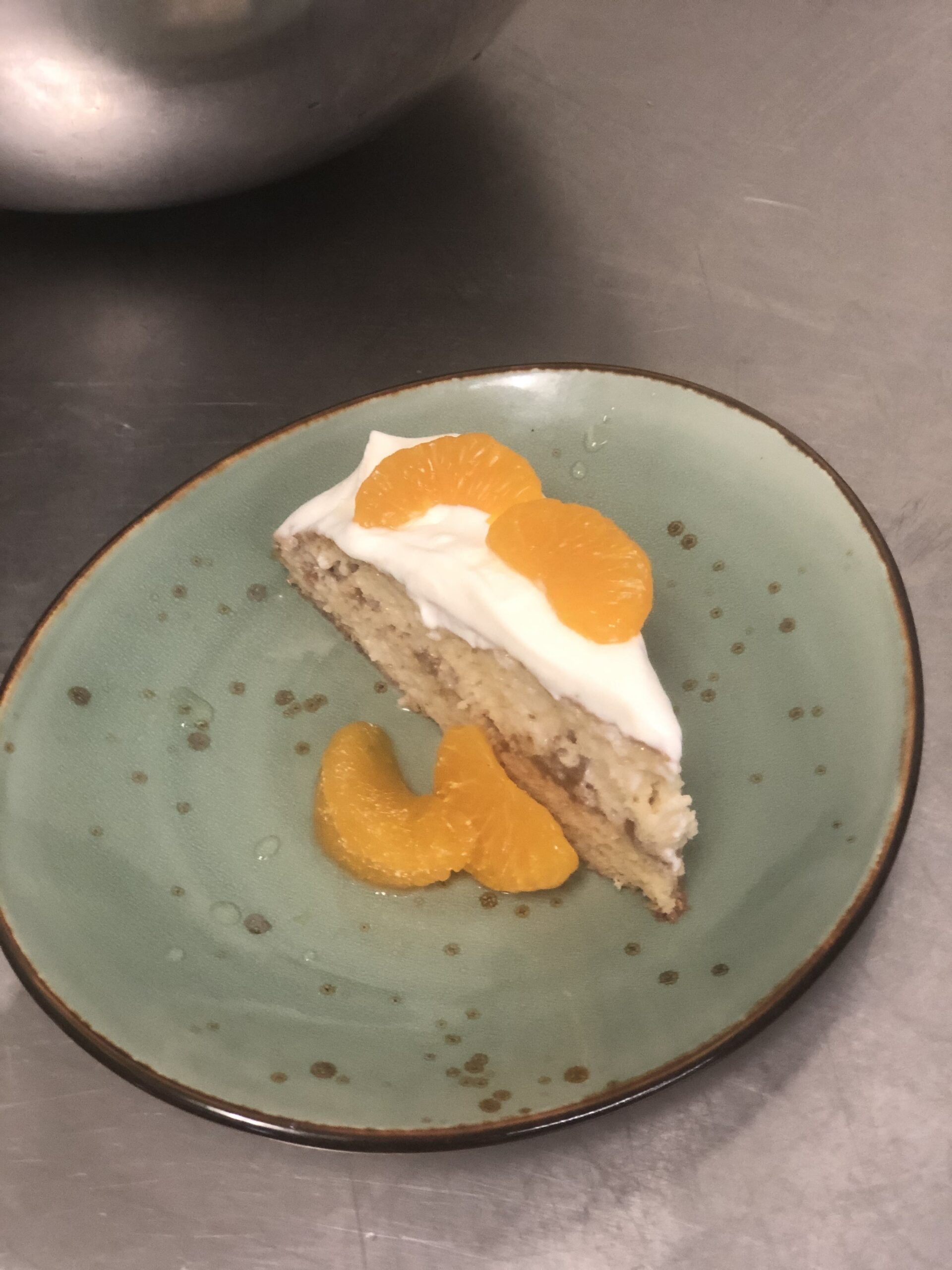 Tres Leches Cake with Mandarin Oranges