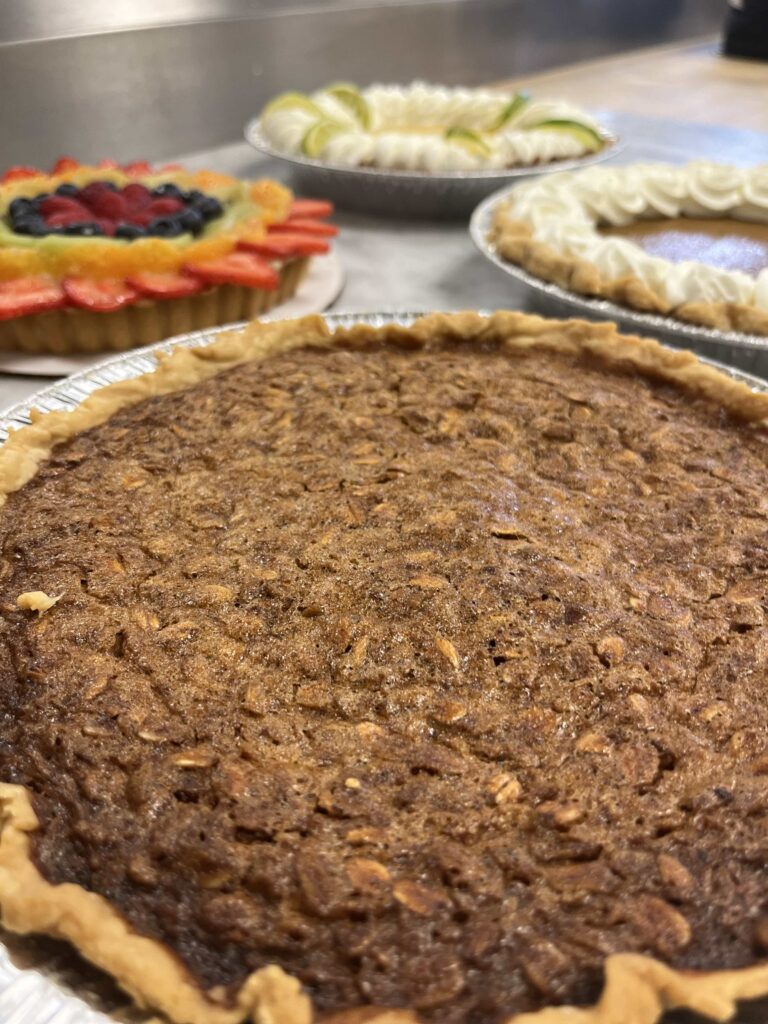 Pies and Tart with Pecan Pie on the foreground